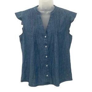 Tommy Jeans Blue Denim Top